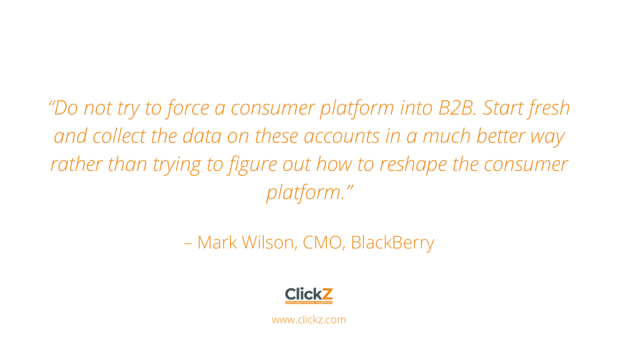 BlackBerry CMO on martech stacks for B2B